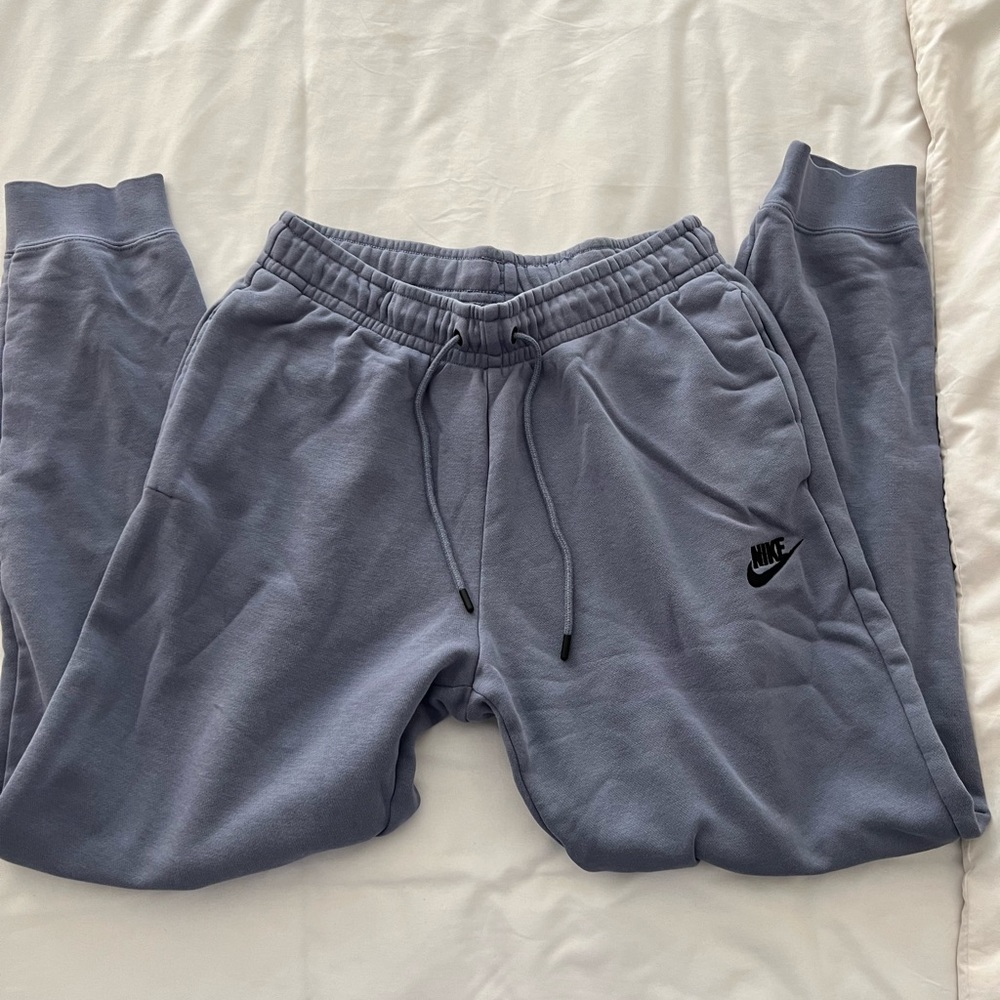 Purple Nike sweatpants